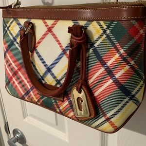 Rare Dooney & Bourke plaid bag